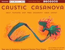 Tablet Screenshot of causticcasanova.com